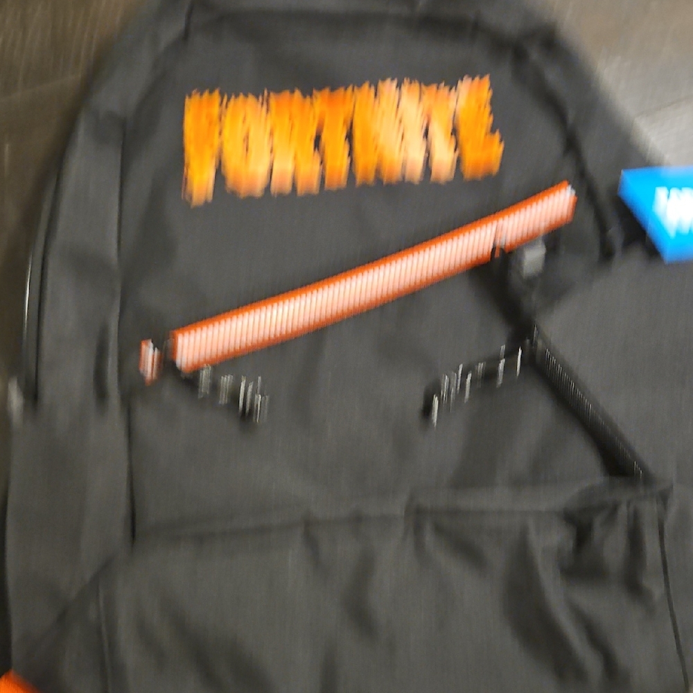 Fortnite Kids Backpack - Black and Orange